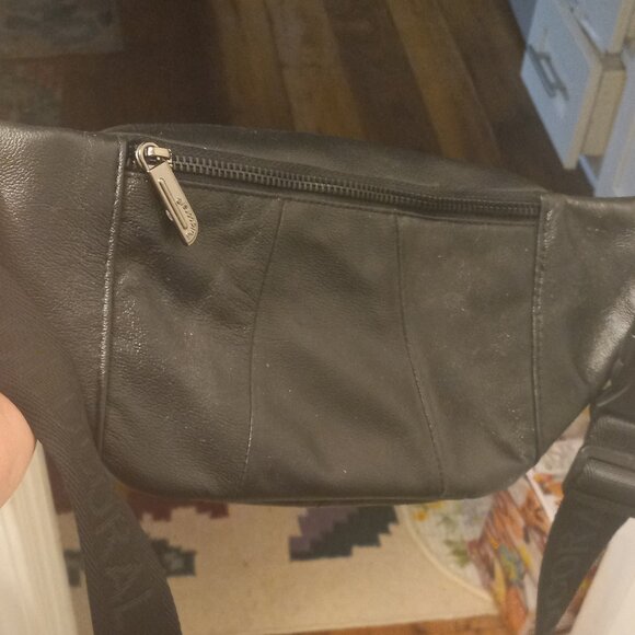 Gold Coral Leather Belt Bag - Picture 4 of 10